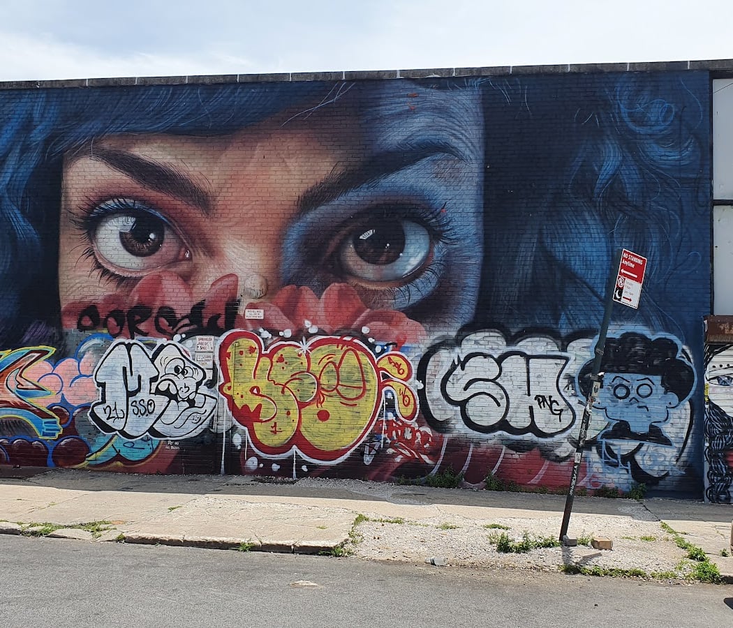 Bushwick Wall with Graffiti 2