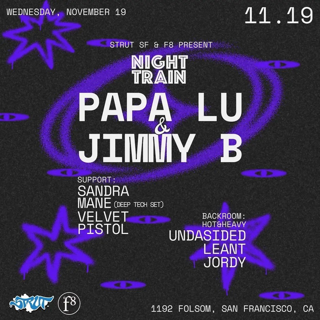 Strut SF & F8 Present Papa Lu and Jimmy B (A.K.A. Night Train) 1