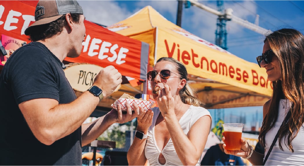 Smorgasburg open-air food market Flagler Village in Fort Lauderdale 1