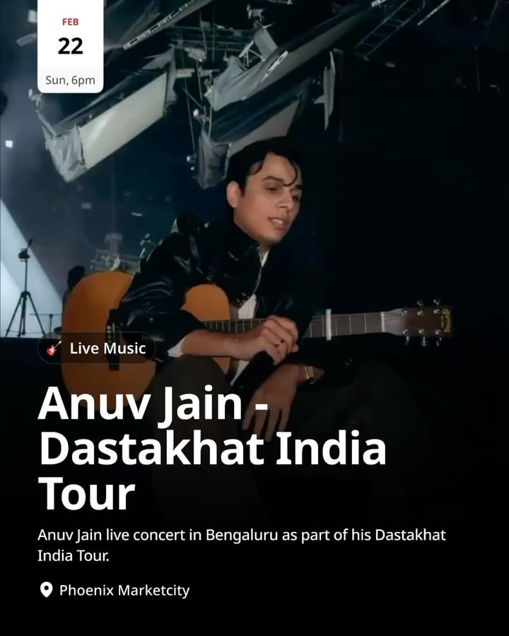 Anuv Jain – Dastakhat India Tour 1