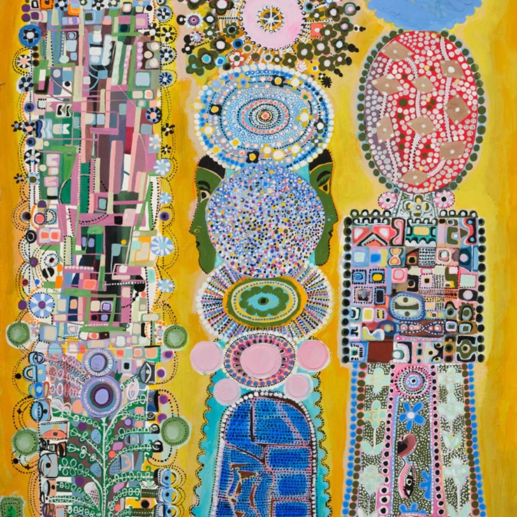 Karen Barbour in the Project Room - Opening Reception 1