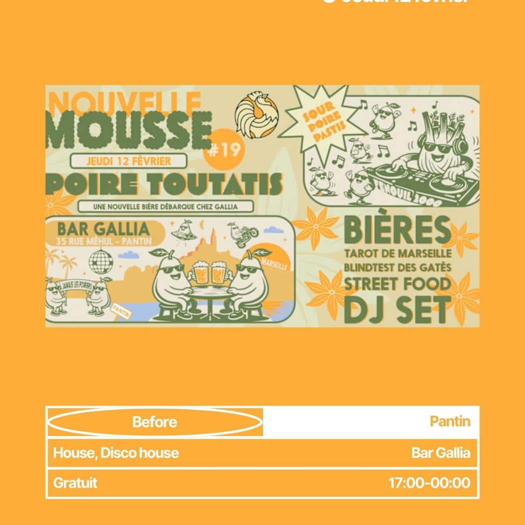 Nouvelle Mousse Poire Toutatis 1