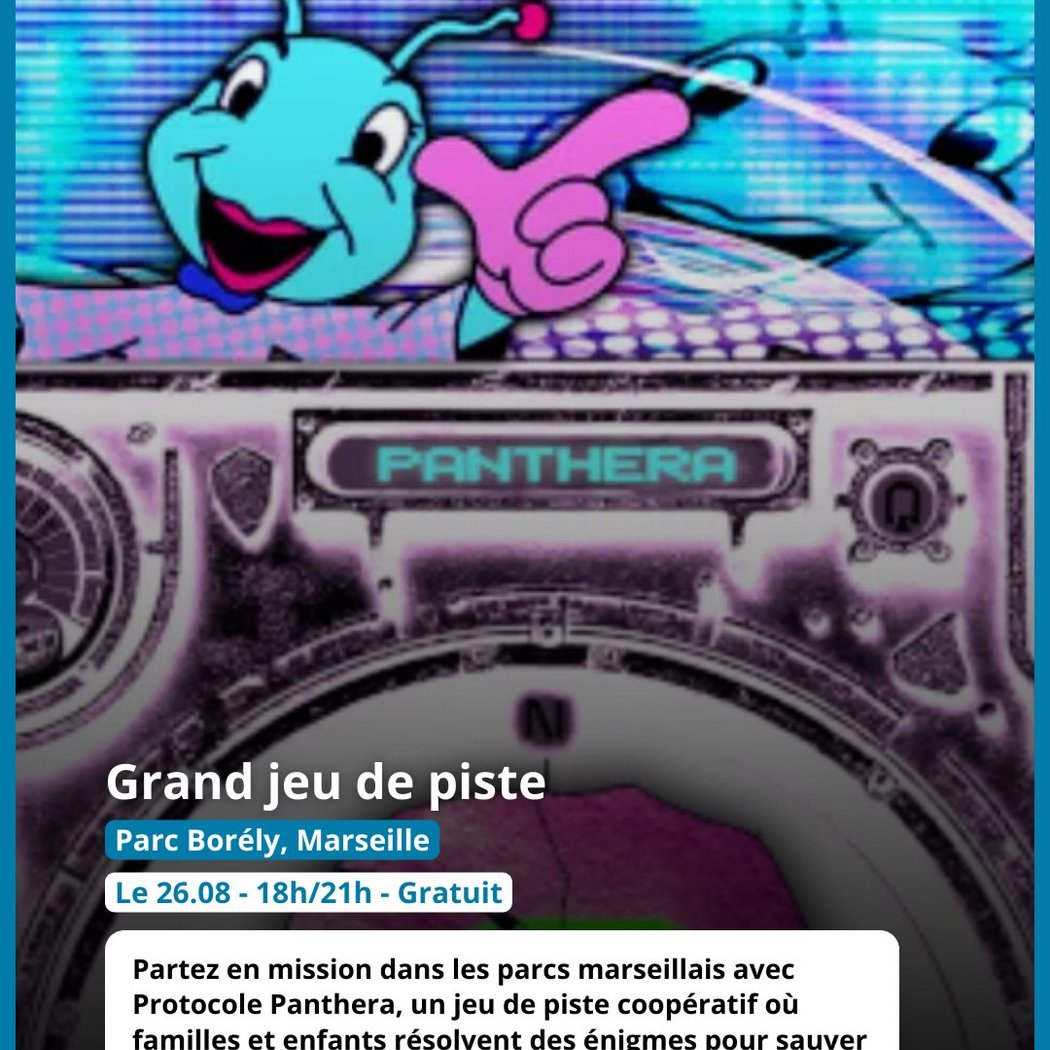 Grand jeu de piste (Protocole Panthera) 1