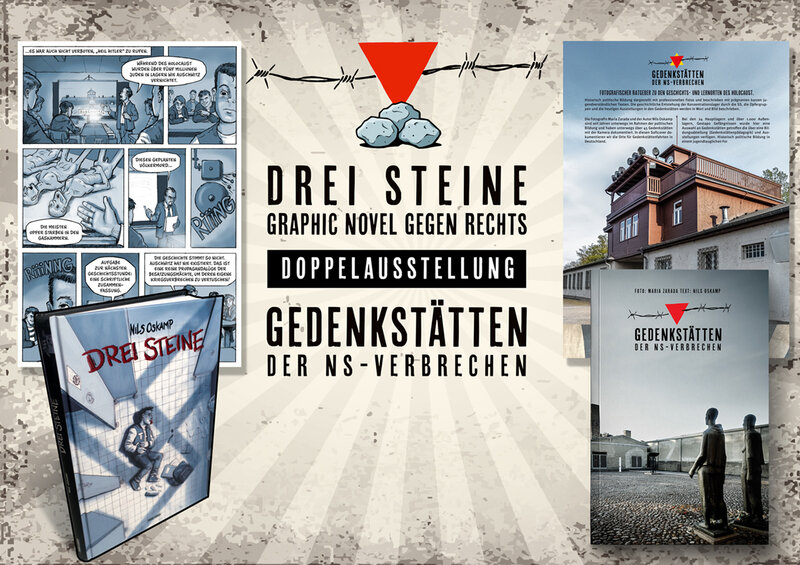 Drei Steine, Doppelausstellung