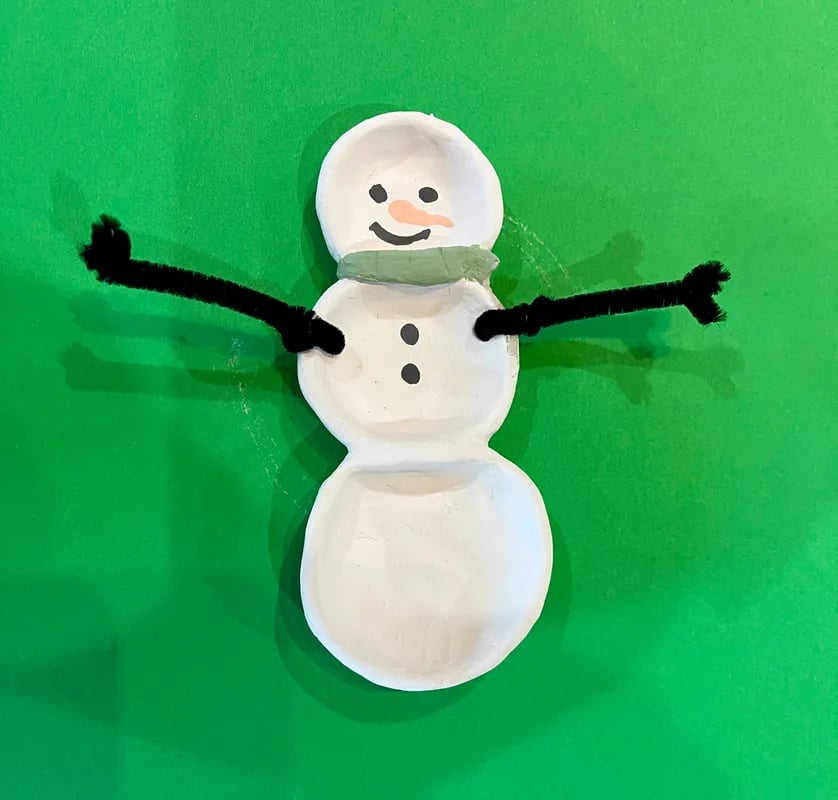 Mommy and Me - Ceramic Snowman Dish 1