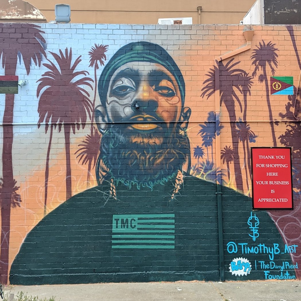 Nipsey Hussle mural (Oakland) 1