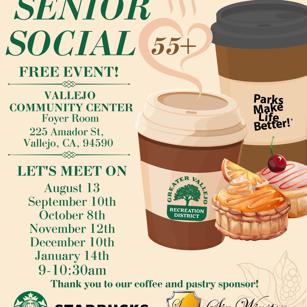 Monthly Senior Social: Coffee, Pastries, Games & Chats 1