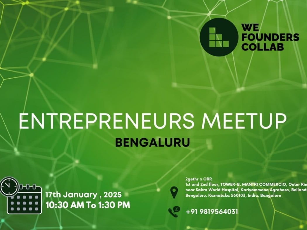 Entrepreneurs Meetup by We Founders Collab 2
