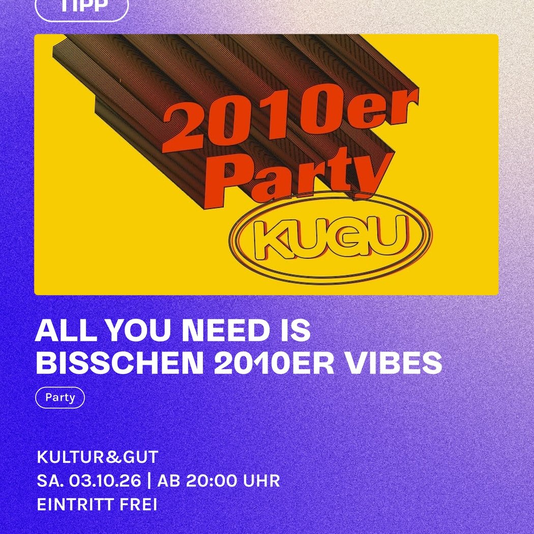 ALL YOU NEED IS BISSCHEN 2010ER VIBES