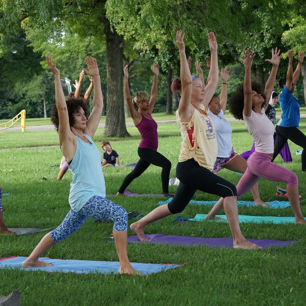 Friday Yoga on the Green 2
