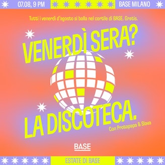 VENERDÌ SERA? LA DISCOTECA 1