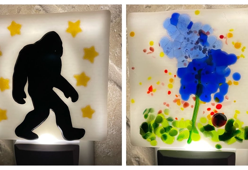 Glass Fusing: Mummy Nightlight 1