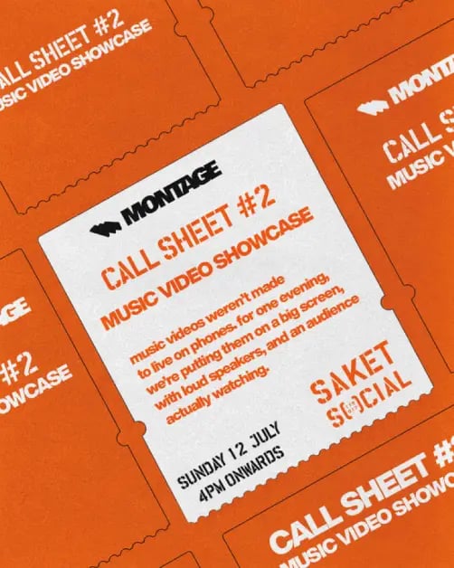 CALL SHEET #2: Music Video Showcase 2