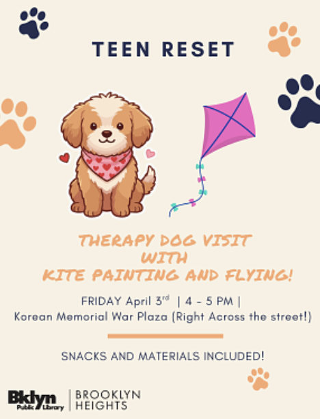 Kite Decorating and Flying with Sandy the Therapy Dog 1