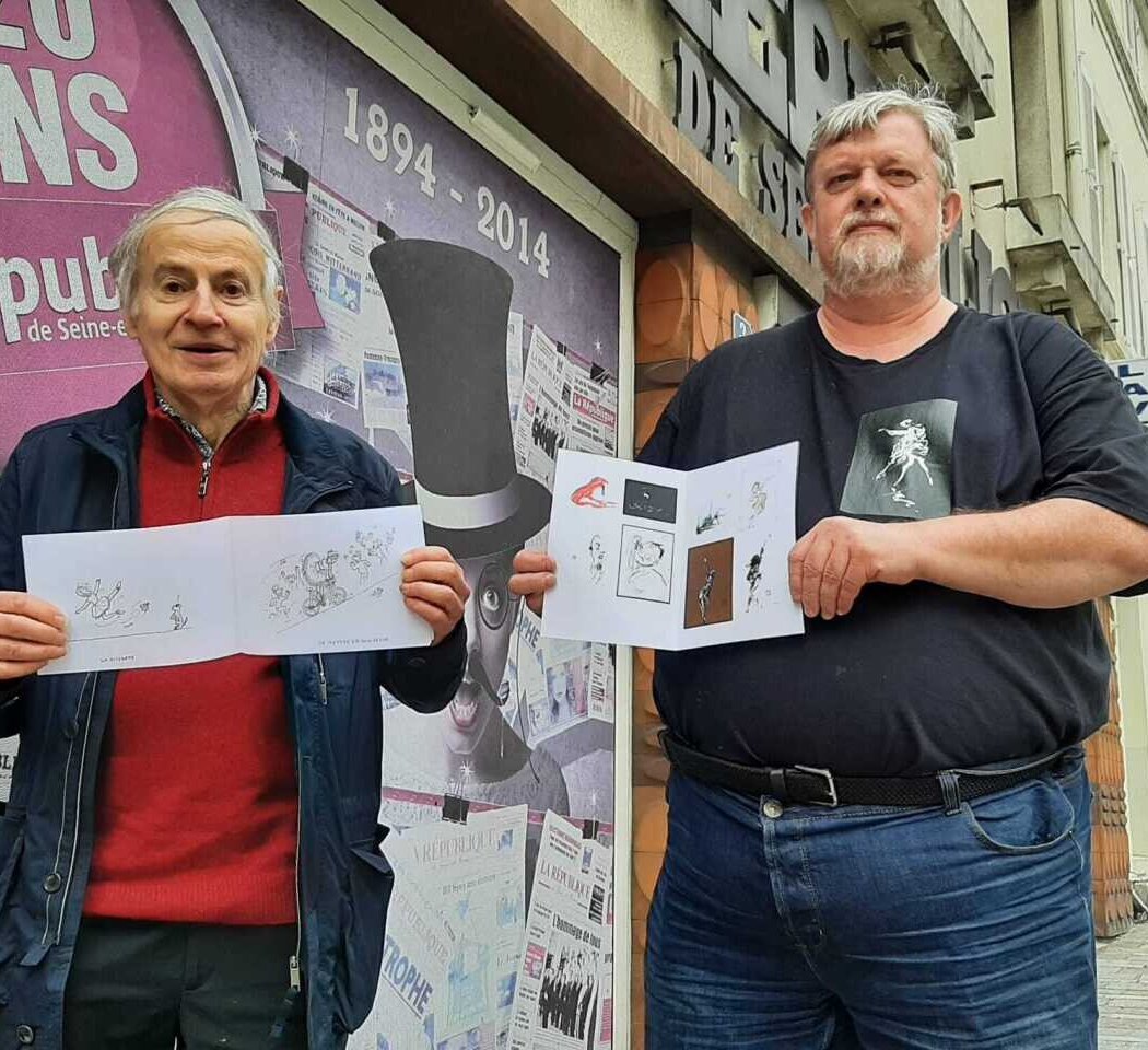 Michel Saintillan et Jean-François Rutschmann exposent leurs dessins 1