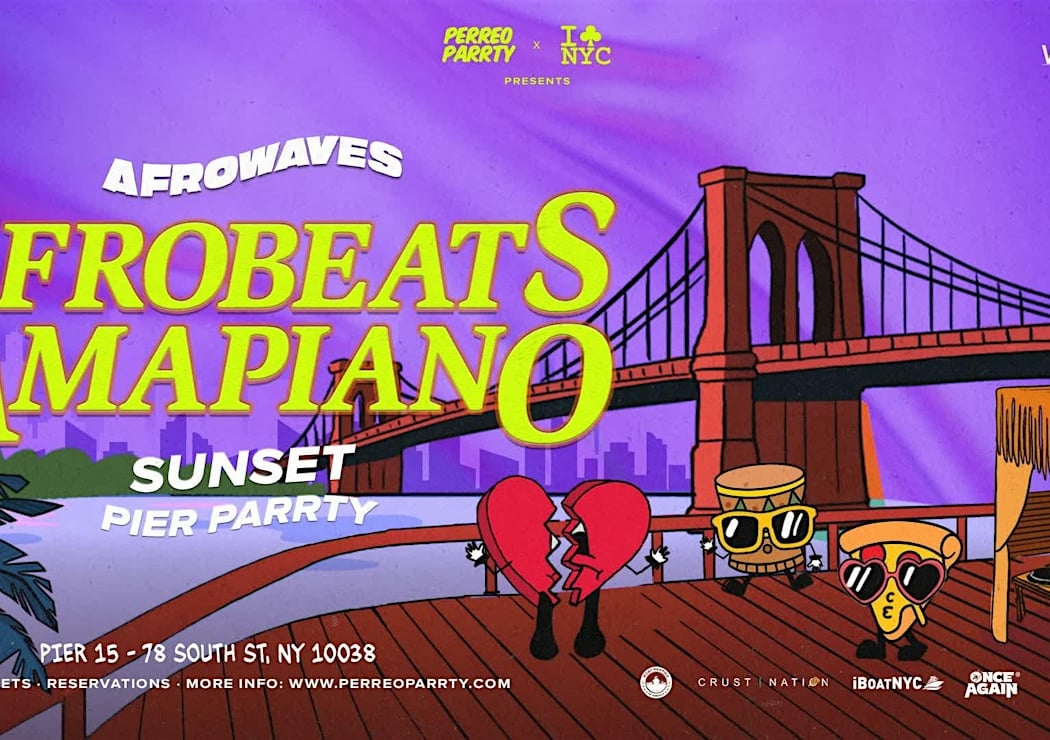 AfroWaves NYC: Afrobeats & Amapiano Sunset Party on the Pier [ Open - Air ]