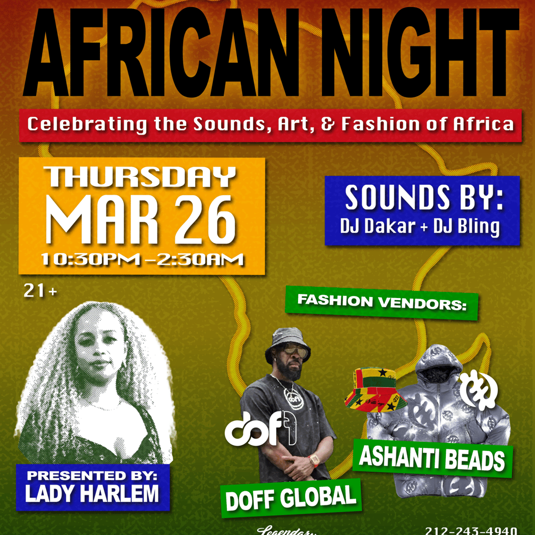 Lady Harlem Presents: African Night 1