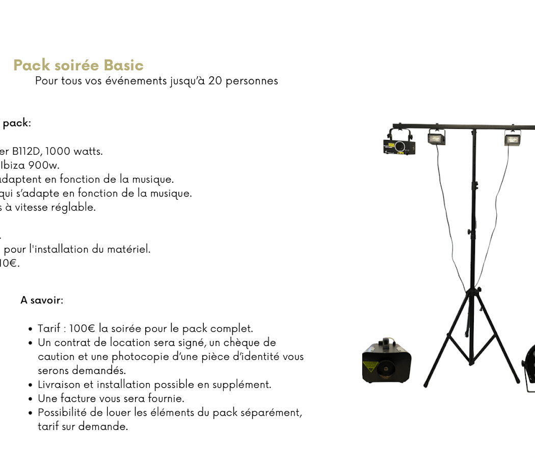 La Kasa Event | Location - Sonorisation - Éclairage - DJ | La Rochelle 2