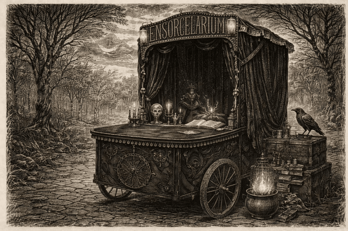 Spectacle Ensorcelarium avec la compagnie Memento Moribum 1