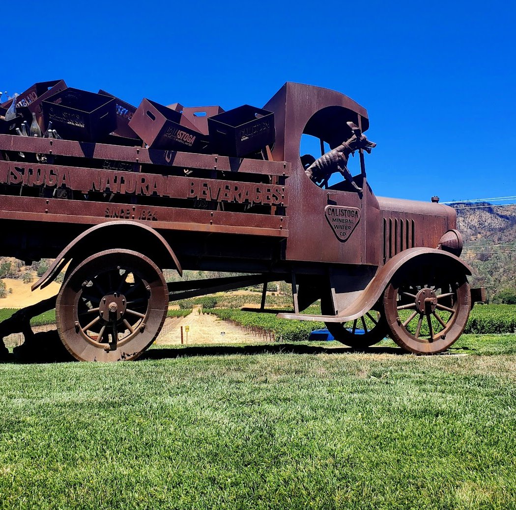 Calistoga Water Truck Sculpture 1
