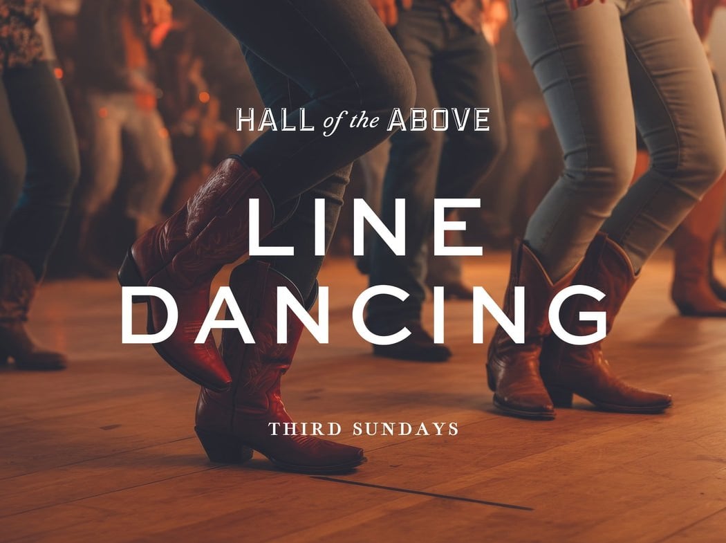 Line Dancing at First Fridays 1