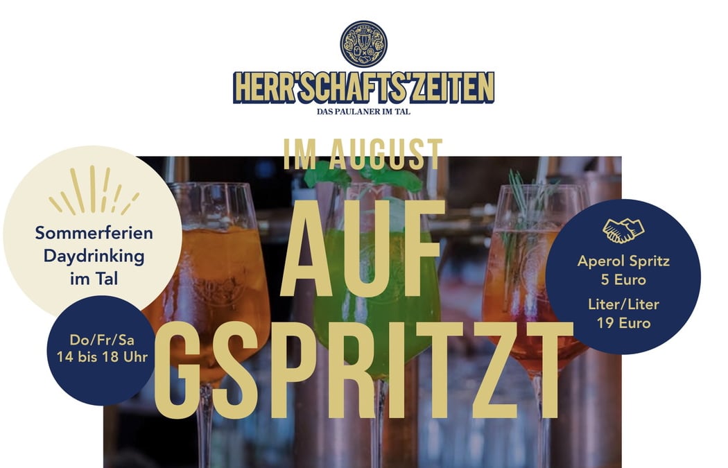 AUFGSPRITZT - Sommerferien Daydrinking 1