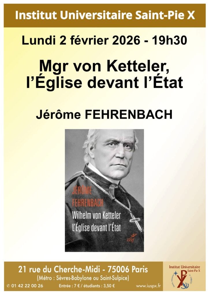 Mgr von Ketteler, l’Église devant l’État 1