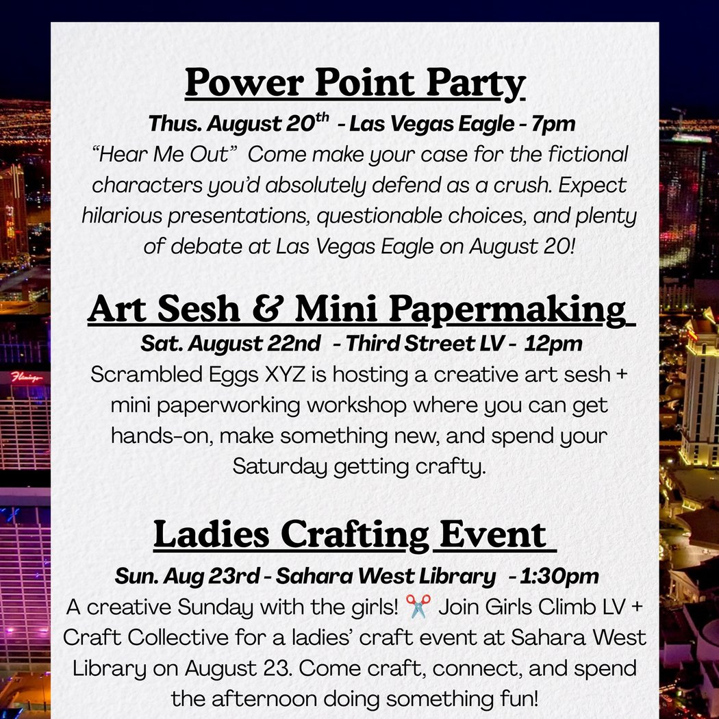 Ladies Craft Event 1
