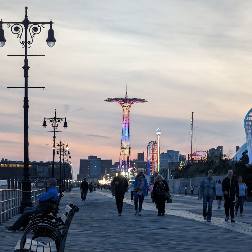 Coney Island Boardwalk Fireworks 1