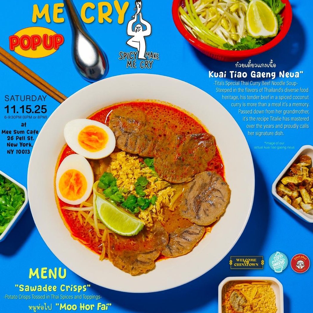 SPICY MAKE ME CRY Pop-Up Dinner Party 1