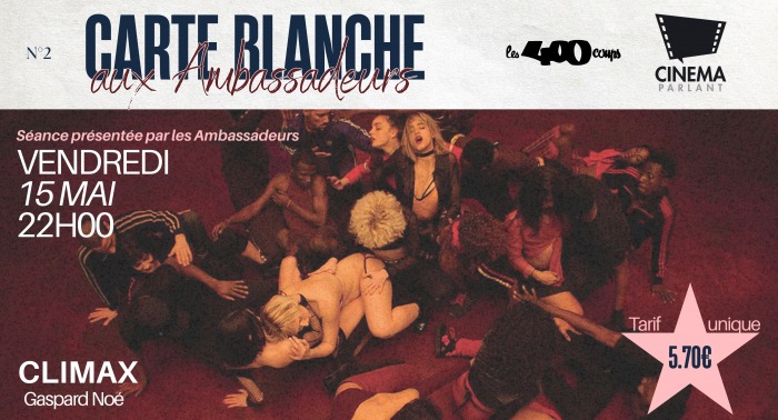 CLIMAX - Carte blanche aux Ambassadeurs 1