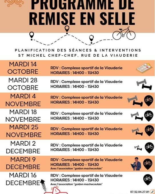 Programme de remise en selle 1