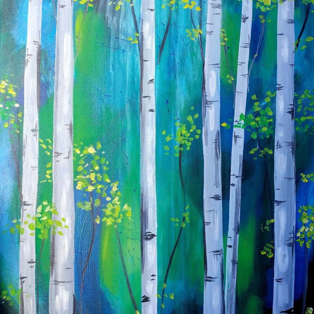 Blue Birch Woods 1