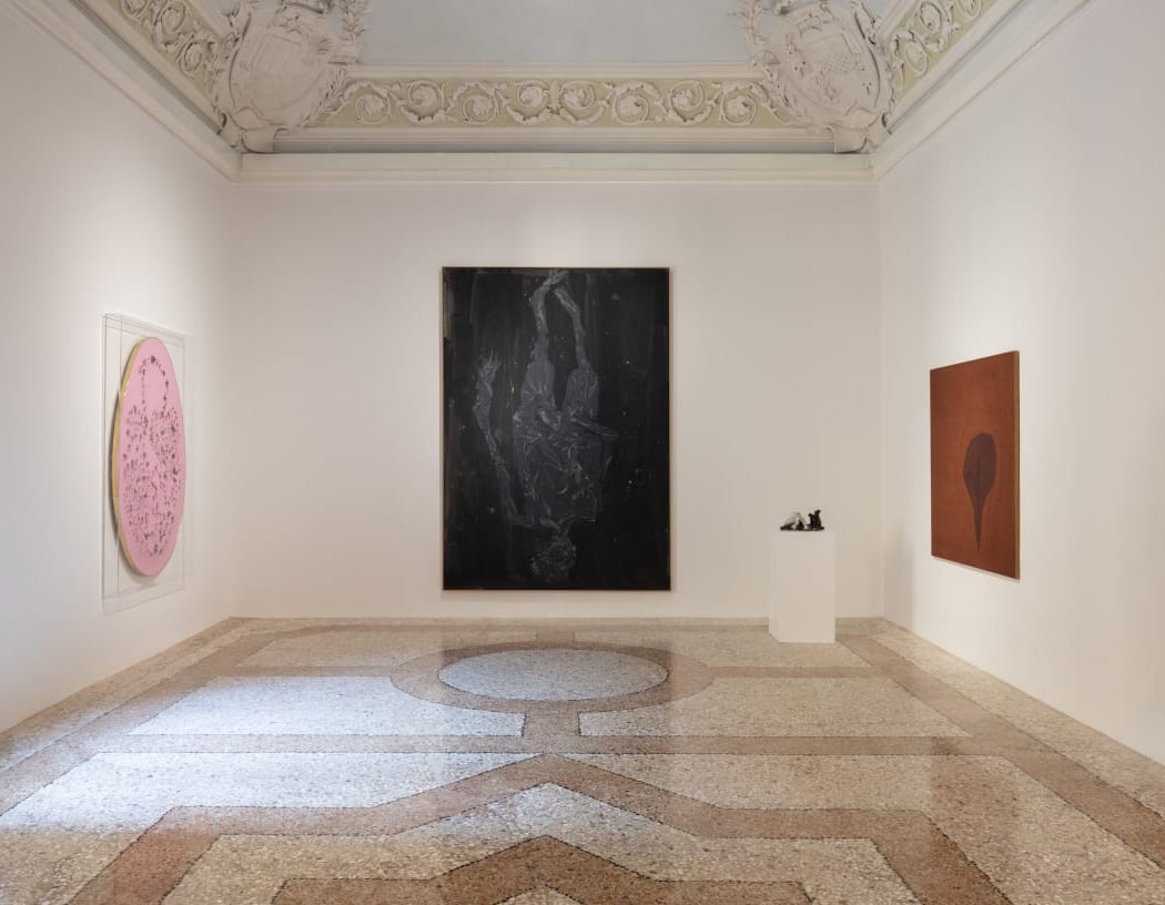 Georg Baselitz & Lucio Fontana L’aurora viene 1