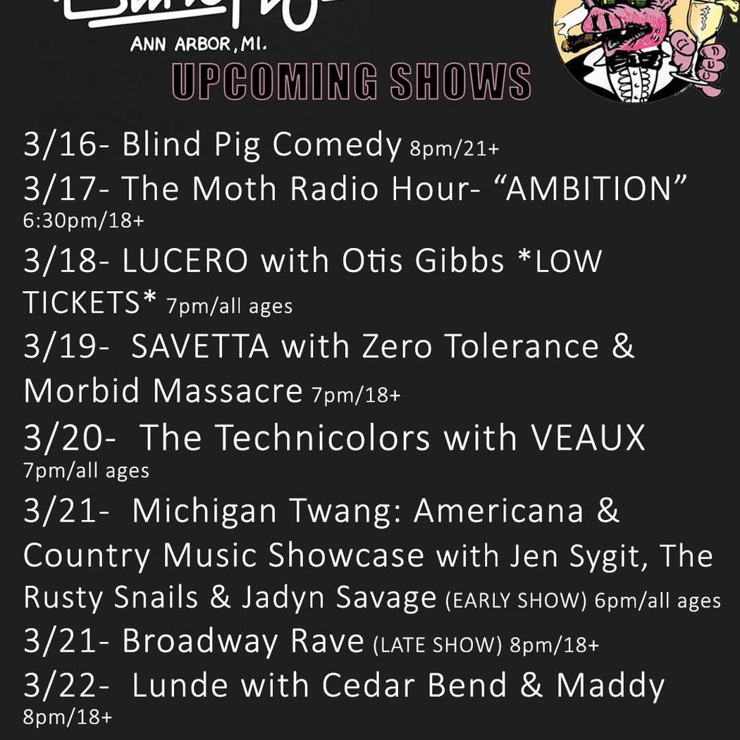 Michigan Twang: Americana & Country Music Showcase (EARLY SHOW) 1