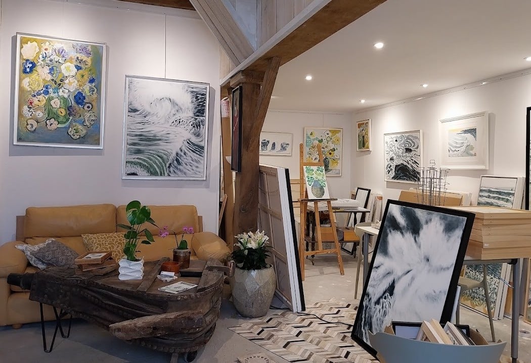 Atelier d'artiste peintre Ayako Guérin 2