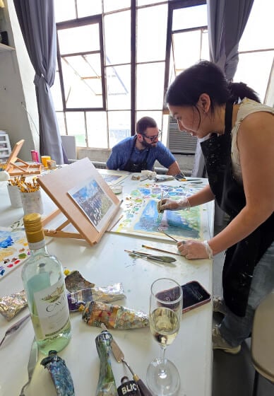 Studio Sip and Paint Class 2
