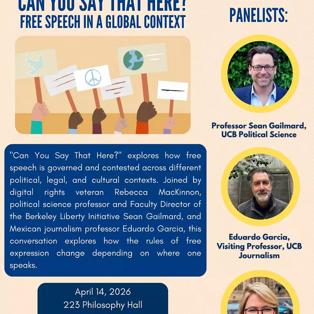 Can You Say That Here? Free Speech in a Global Context 1