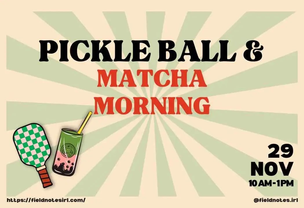 Pickleball & Matcha Morning 1