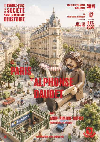 Conférence à l'institut du Val Mandé : le Paris d'Alphonse Daudet 1