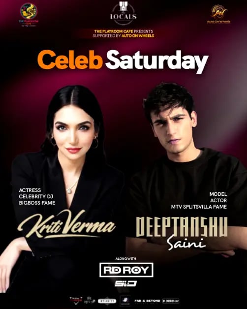 Celeb Saturdays with Kriti Verma and Deeptanshu Saini 1