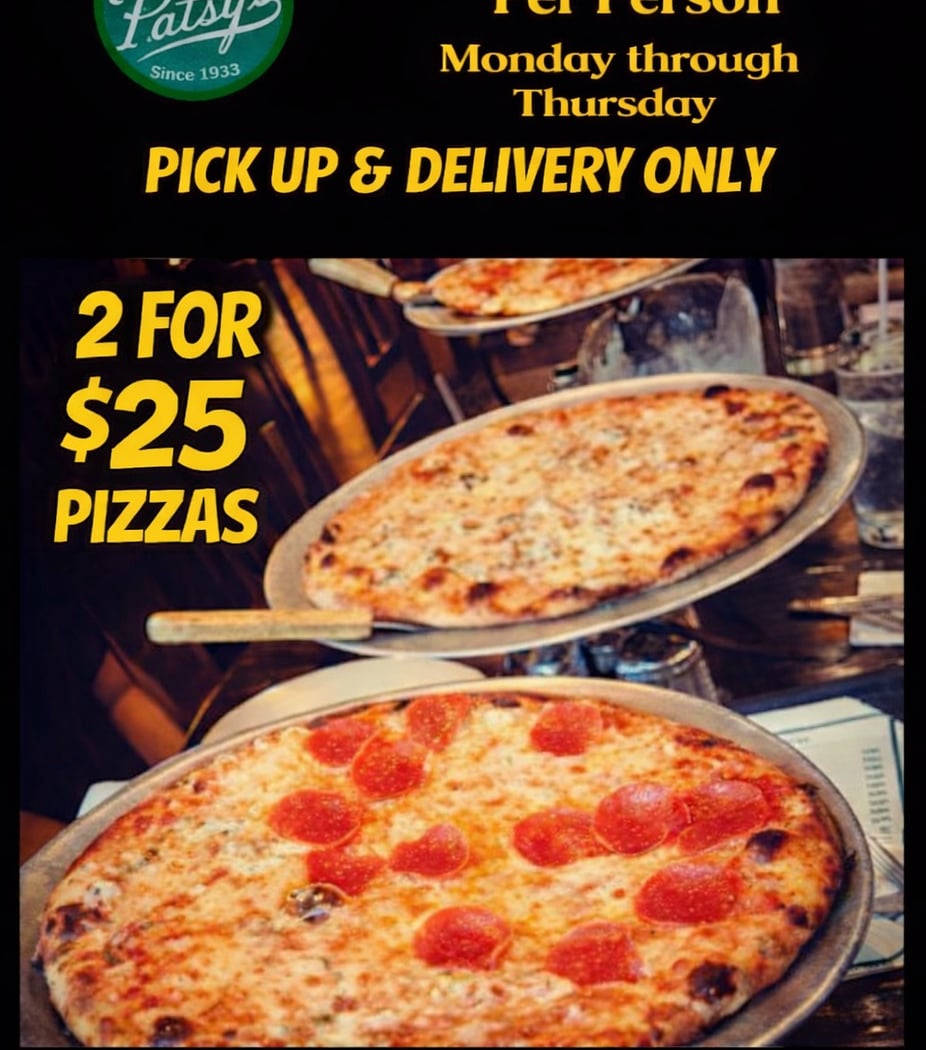 2 For $25 Pizza
