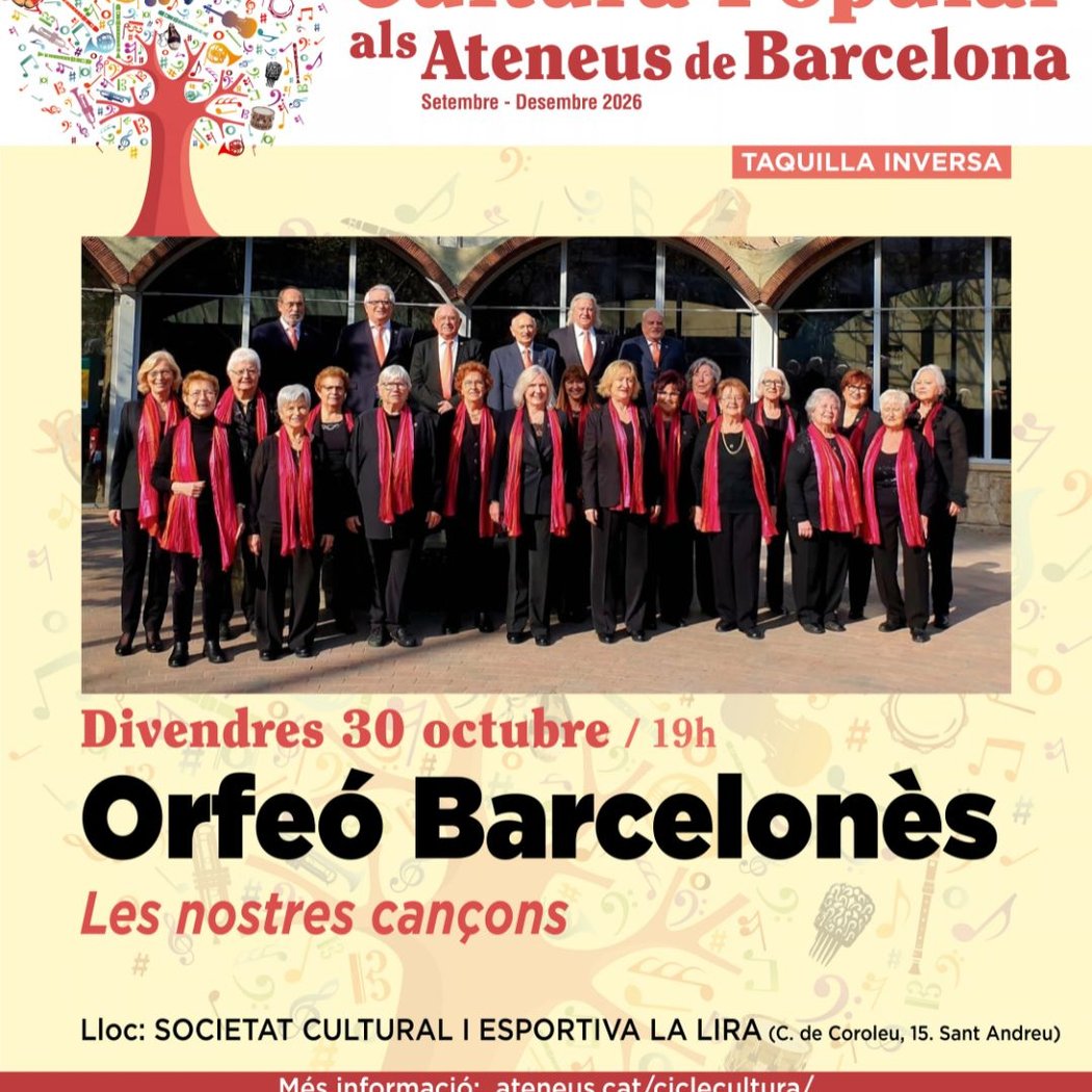 Les nostres cançons. Orfeó Barcelonès 1