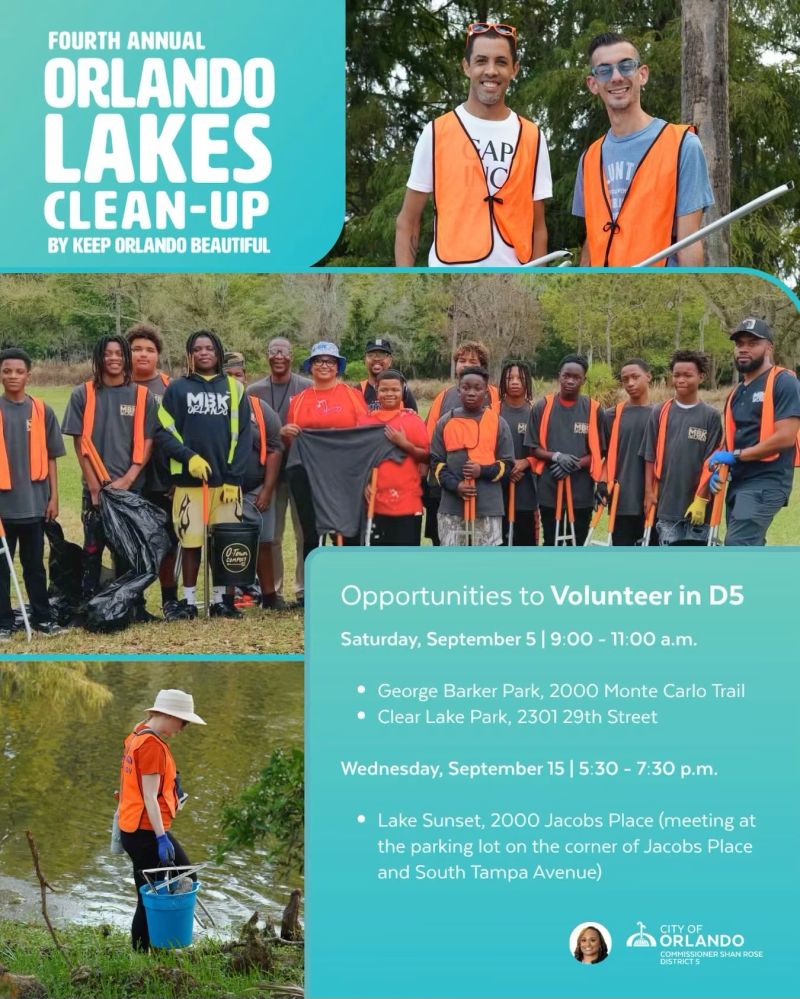 Orlando Lakes Clean Up - Lake Sunset 4