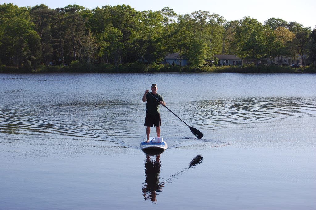 Lake Barnegat Beach Paddleboarding 2