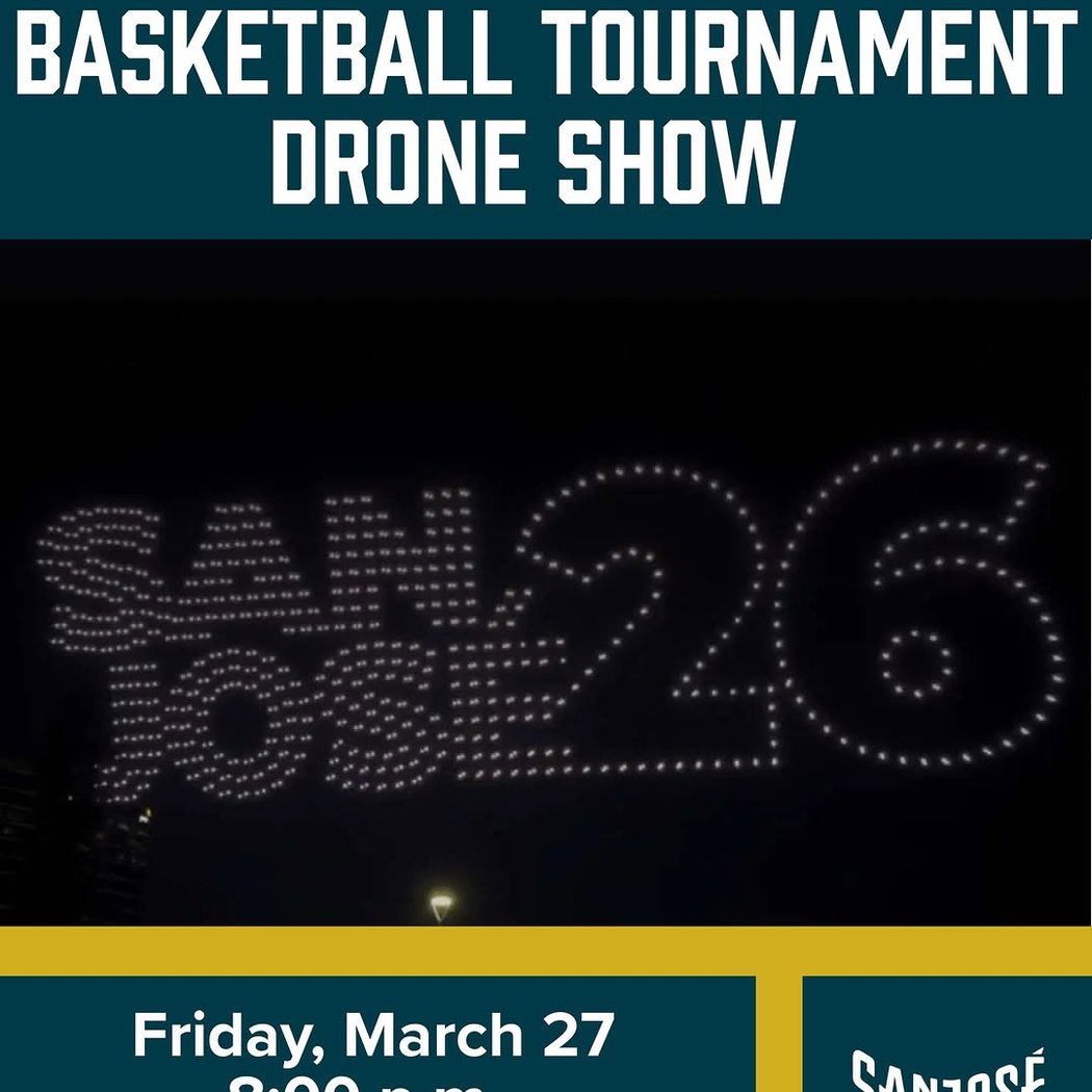 College Basketball Tournament Drone Show 1