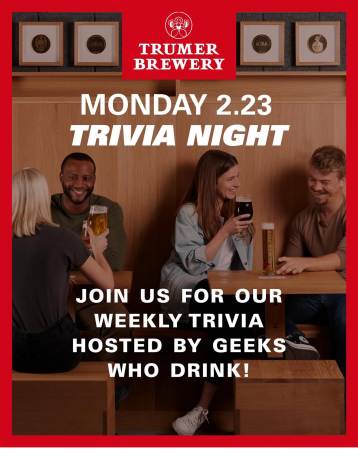 Trivia Night at Trumer Taphouse