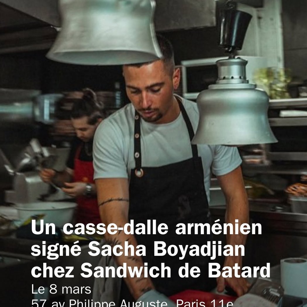Un casse-dalle arménien signé Sacha Boyadjian 1