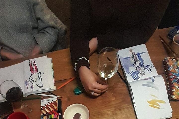 Art & Sip with Live Model 3