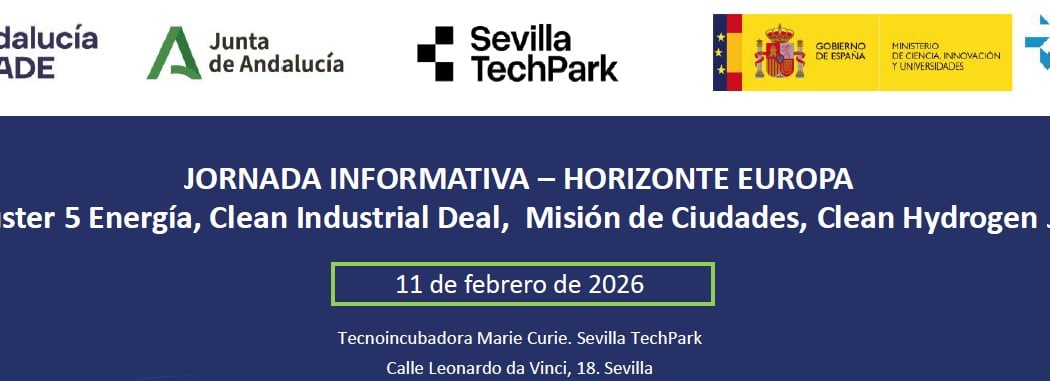 Infoday regional Andalucía: Clúster 5 Energía, Clean Industrial Deal, Misión de Ciudades y partenariado Clean Hydrogen 1